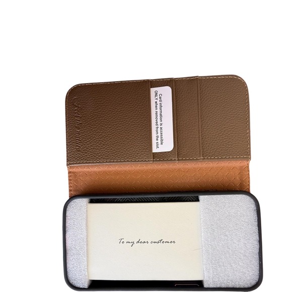 Shieldon Leather Wallet‎ Case Magnetic Closure Card Slots iPhone Case - Picture 1 of 9